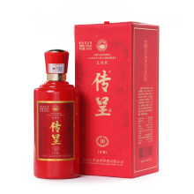 传呈（CHUANCHENG）王茅传呈酒 10年红 【珍藏】酱香型 高度白酒 53度 500ml